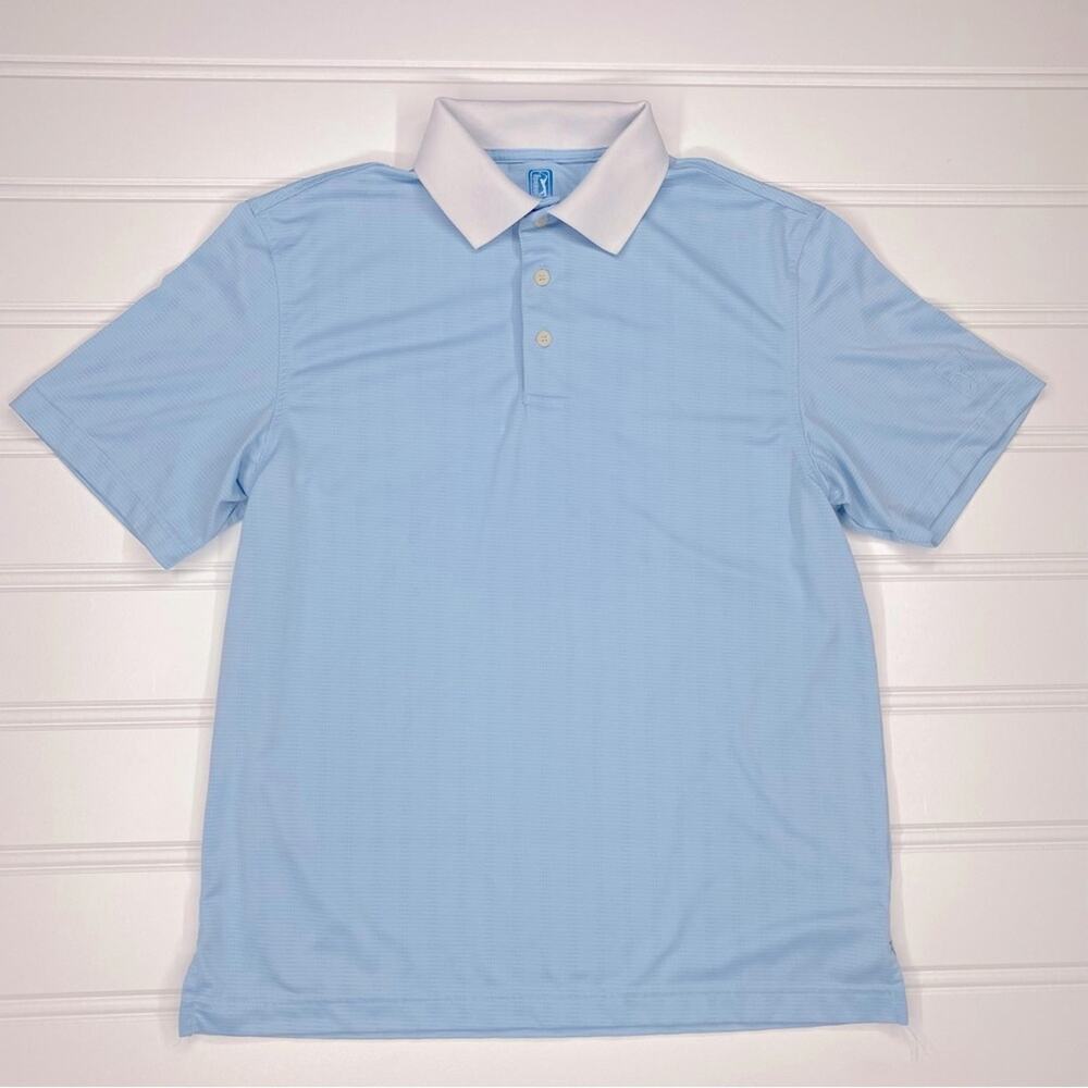 PGA Tour Polo Golf Shirt / Men’s Sz M / Blue